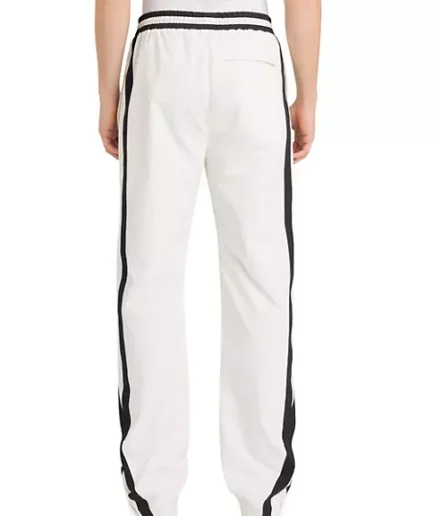 R H U D E Ski Striped Cotton-Blend Track Pants