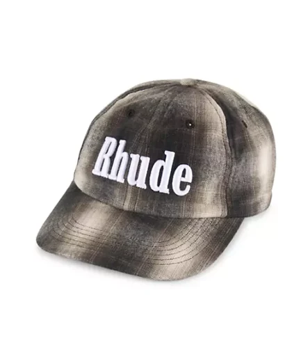 R H U D E Logo Flannel 6-Panel Hat