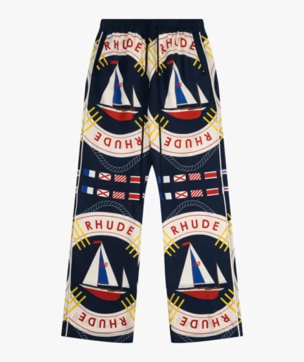 RHUDE FLAG SAIL SILK PANT