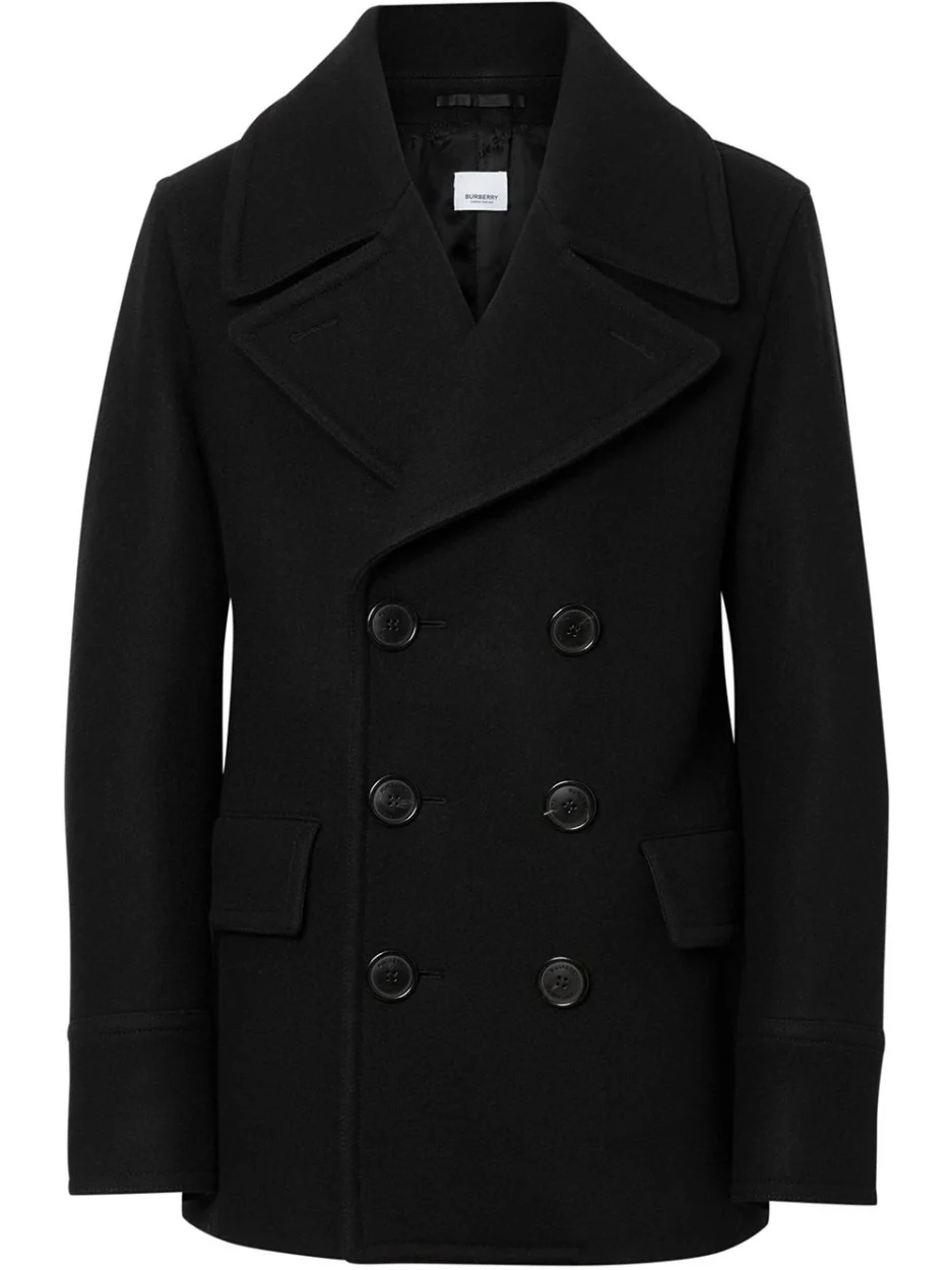 Burberry Wool Blend Pea Coat