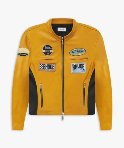 LEATHER RACING JACKET