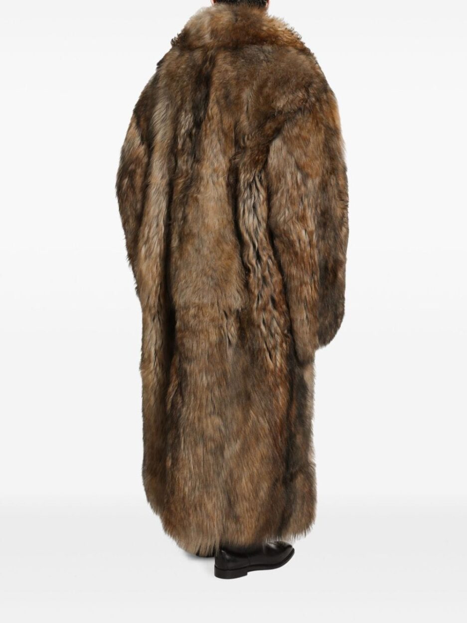 Dolce & Gabbana shearling long coat