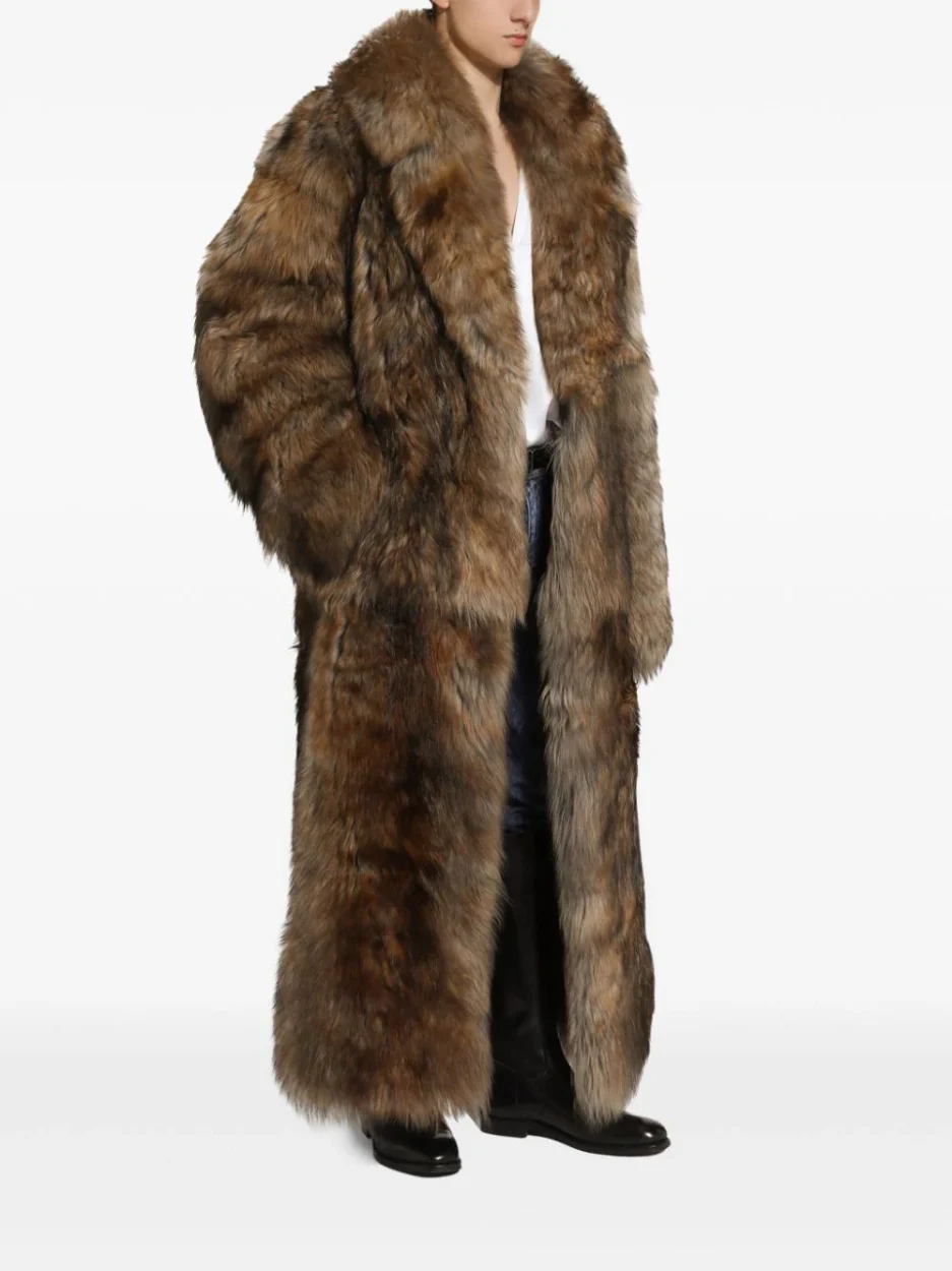 Dolce & Gabbana shearling long coat