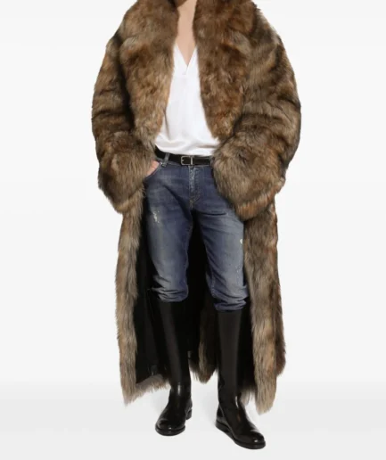 Dolce & Gabbana shearling long coat