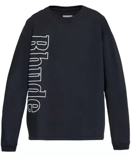 RHUDE logo-print cotton sweatshirt