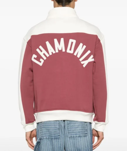 RHUDE contrast half-zip sweatshirt