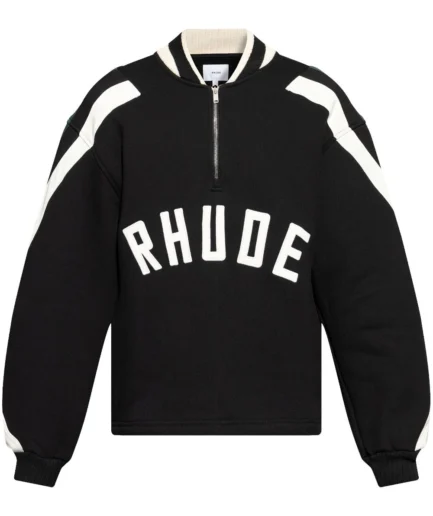 RHUDE logo-patch sweatshirt