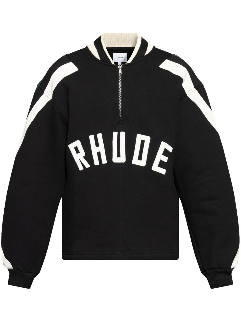 RHUDE logo-patch sweatshirt