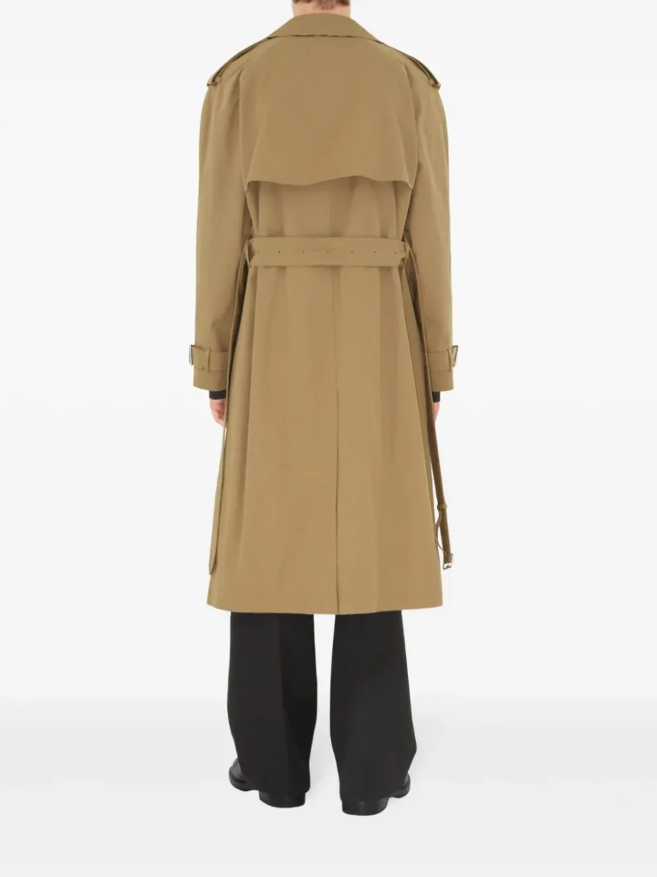 Burberry gabardine-weave trench coat