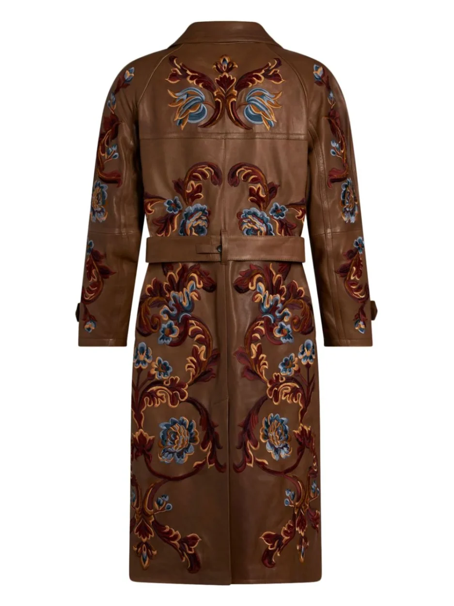 ETRO floral-embroidery coat