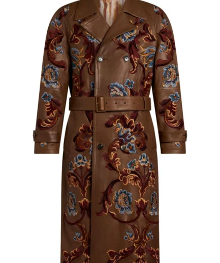 ETRO floral-embroidery coat