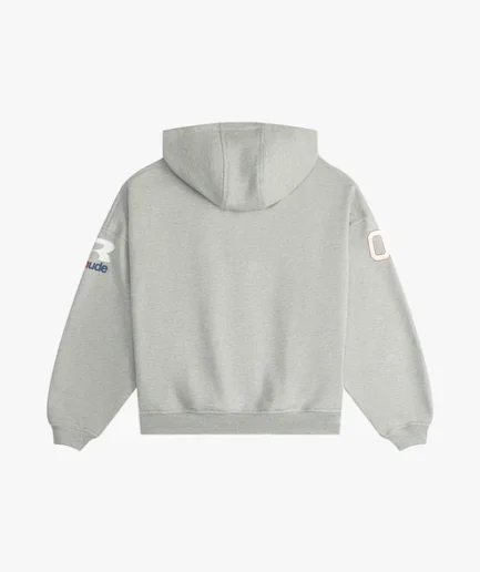 RHUDE RACING ZIP-UP HOODIE