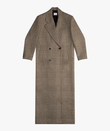 WOOL HOUNDSTOOTH COAT