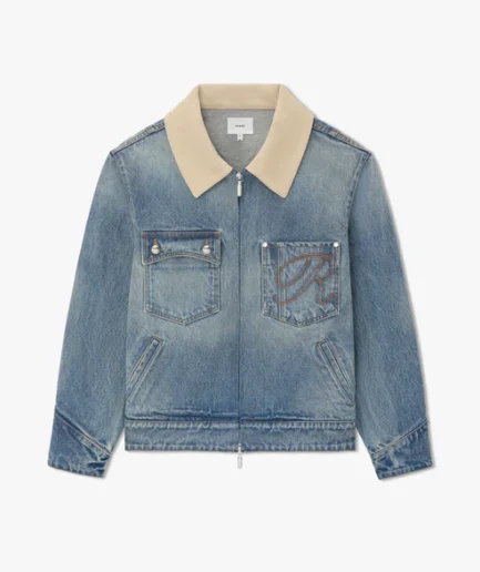 WESTERN ZIP UP DENIM JACKET