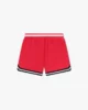 RHPF24SH01016 BASKETBALL LOGO SWIM SHORT RED BLACK WHITE 2