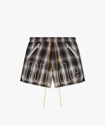 PLAID LOGO SHORT