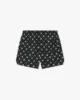 RHPF24SH01861 CROSS BANDANA SWIM SHORT BLACK WHITE 2