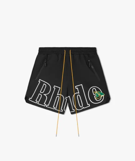 RHUDE ST.TROPEZ CREST LOGO SHORT