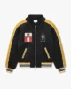 RHSS24JA02613857 LE SOLEIL SATIN BOMBER BLACK MUSTARD 1