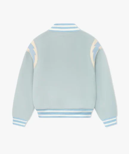 MINT WOOL LIGHTNING VARSITY