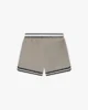 RHSS24SH09845372 RHUDE BASKETBALL SWIM TRUNKS KHAKI WHITE 2