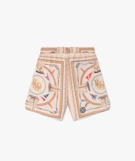 RHUDE NAUTICAL SILK SHORT