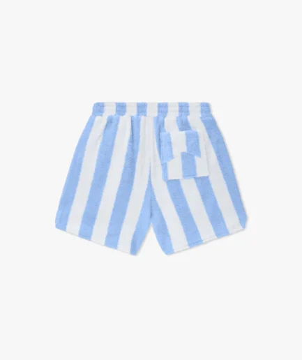 STRIPED LOOP TERRY SHORT