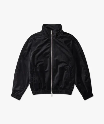 VELVET TRACK JACKET