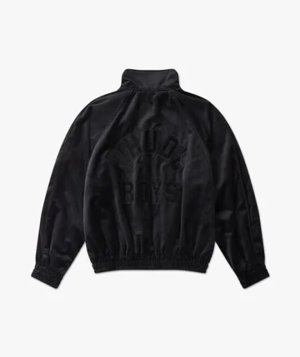 VELVET TRACK JACKET