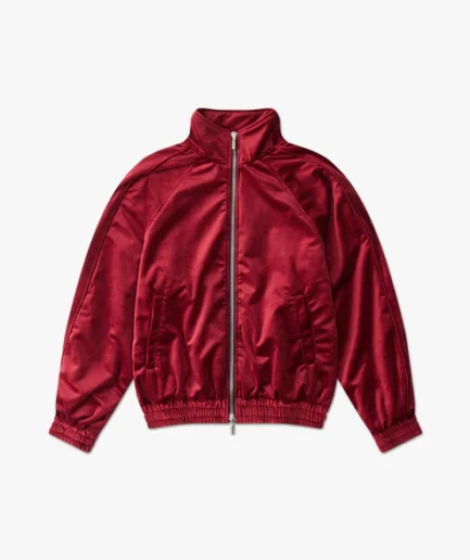 VELVET TRACK JACKET