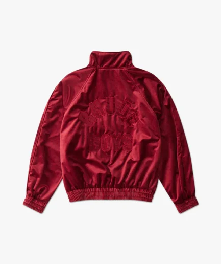 VELVET TRACK JACKET