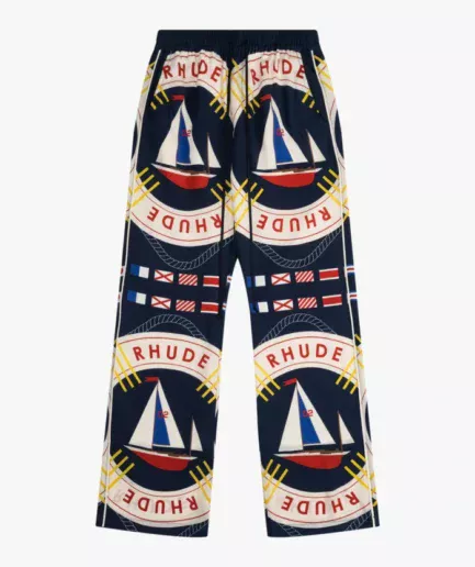 RHUDE FLAG SAIL SILK PANT