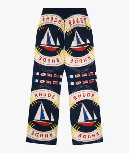 RHUDE FLAG SAIL SILK PANT