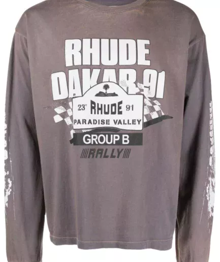 RHUDE Dakar 91 long-sleeve T-shirt