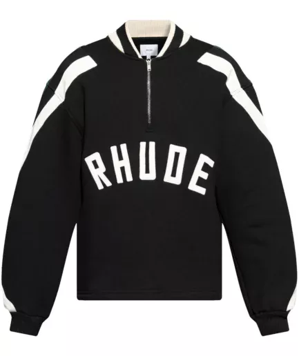 RHUDE logo-patch sweatshirt