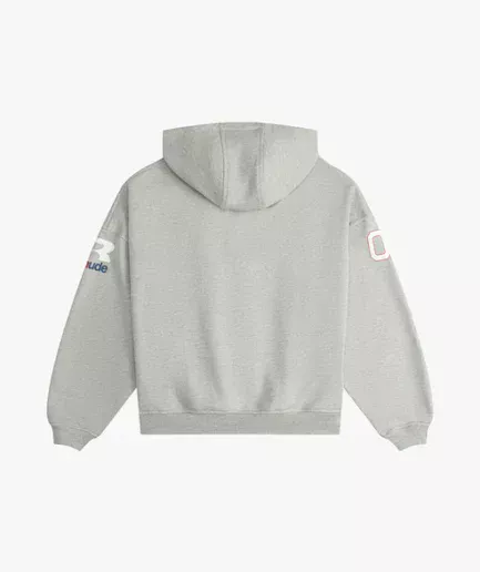 RHUDE RACING ZIP-UP HOODIE