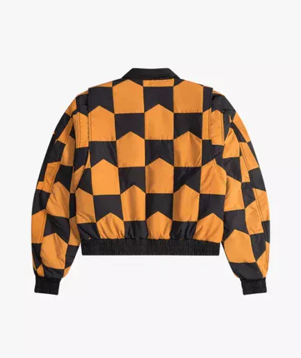 CHEVRON QUILTED MA1 JACKET