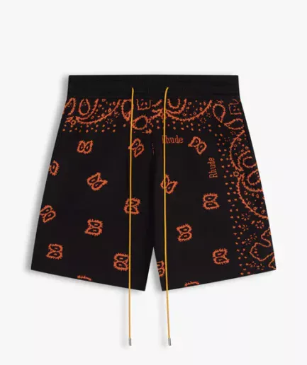 KNIT BANDANA SHORTS