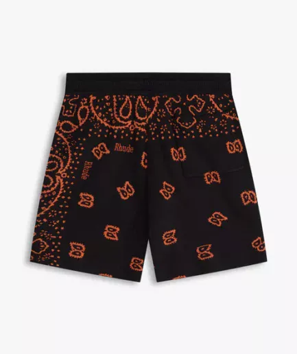 KNIT BANDANA SHORTS