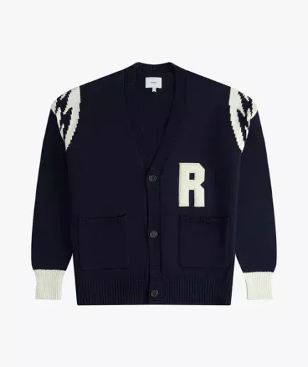 RHUDE LIGHTNING KNIT CARDIGAN