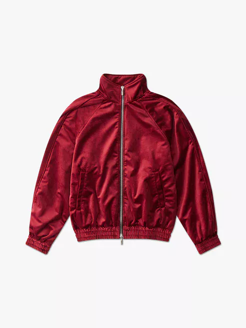 VELVET TRACK JACKET